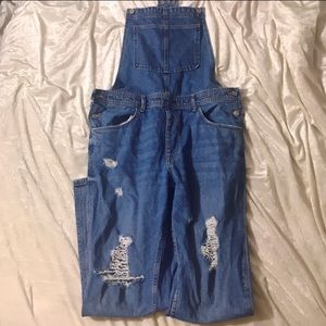 Cute Ripped Overalls